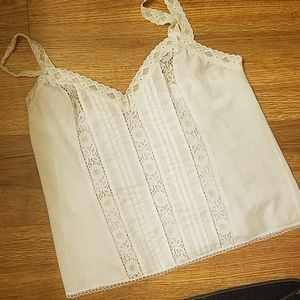 Vintage Linen Boho Tank